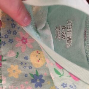 Garanimals Mint Floral Babydoll dress/shirt